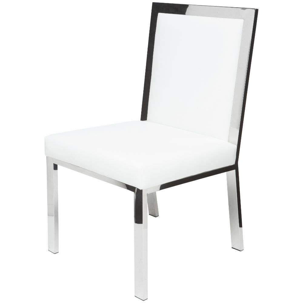 Nuevo HGTA480 RENNES DINING CHAIR in WHITE